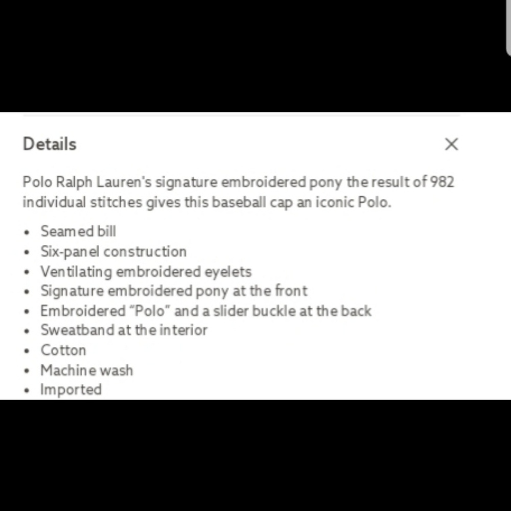 💥2 for $50💥NWT! POLO RALPH LAUREN BASEBALL HAT - Picture 5 of 5